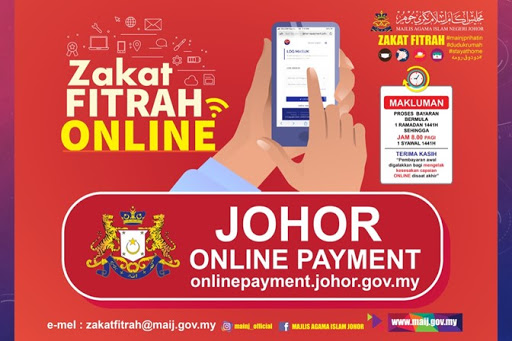 Fitrah online johor bayar bahru cara zakat Pembayaran Zakat