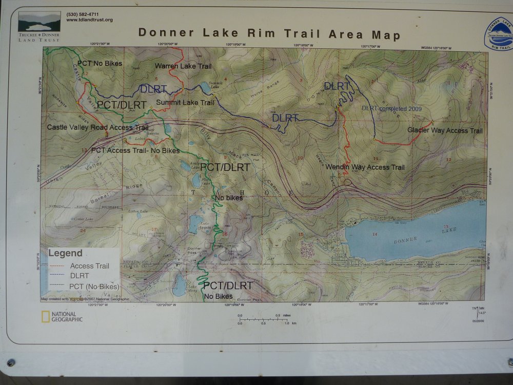 donner lake bike trail