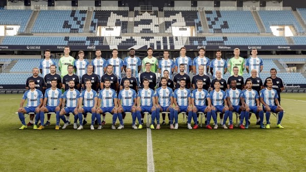 El Málaga realizó la foto oficial de la temporada 2018/2019