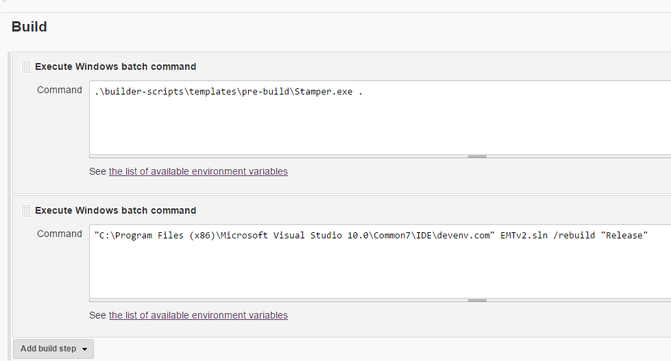 Setting up automatic product or build version increment using JENKINS