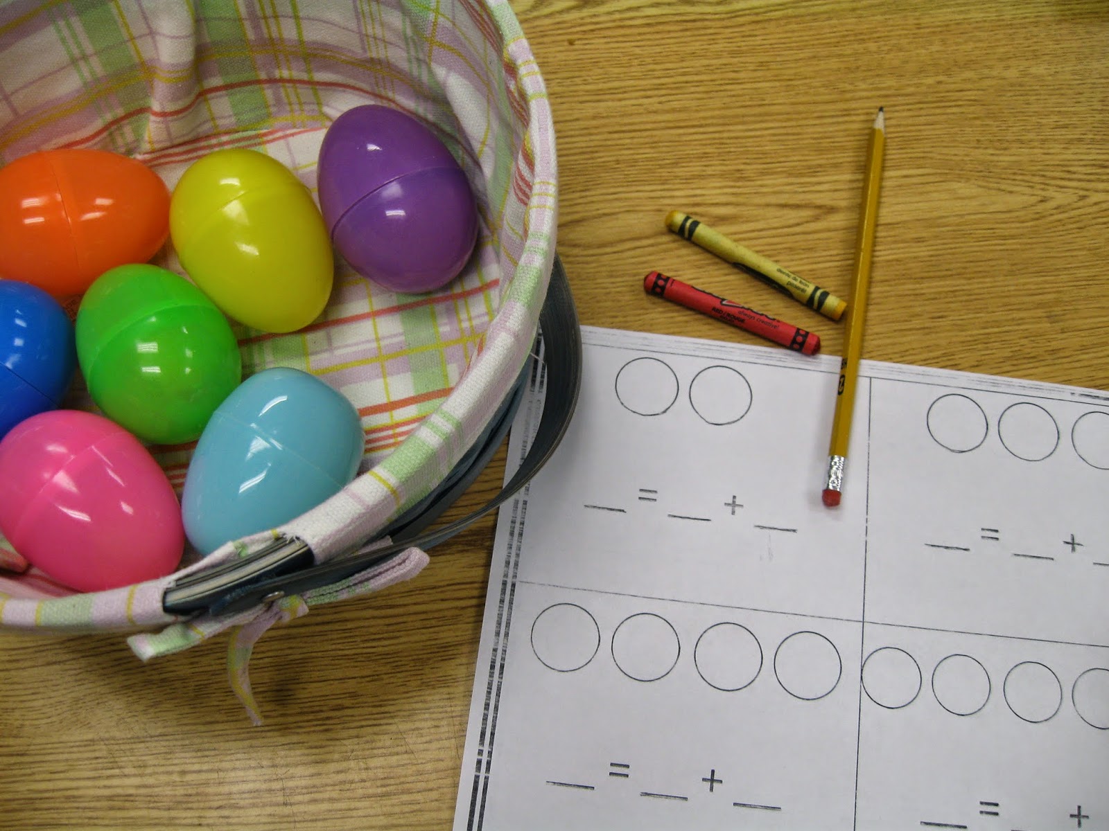 Crayons & Cuties In Kindergarten: An 'EGG'-citing Way To Decompose Numbers!