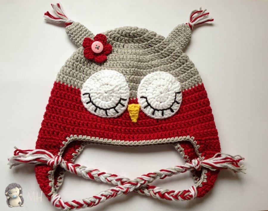 ruptura yo literalmente Gorrito BUHO a Crochet | Manualidades