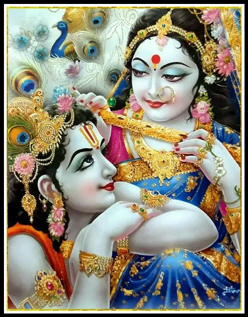 radha krishna art images hd