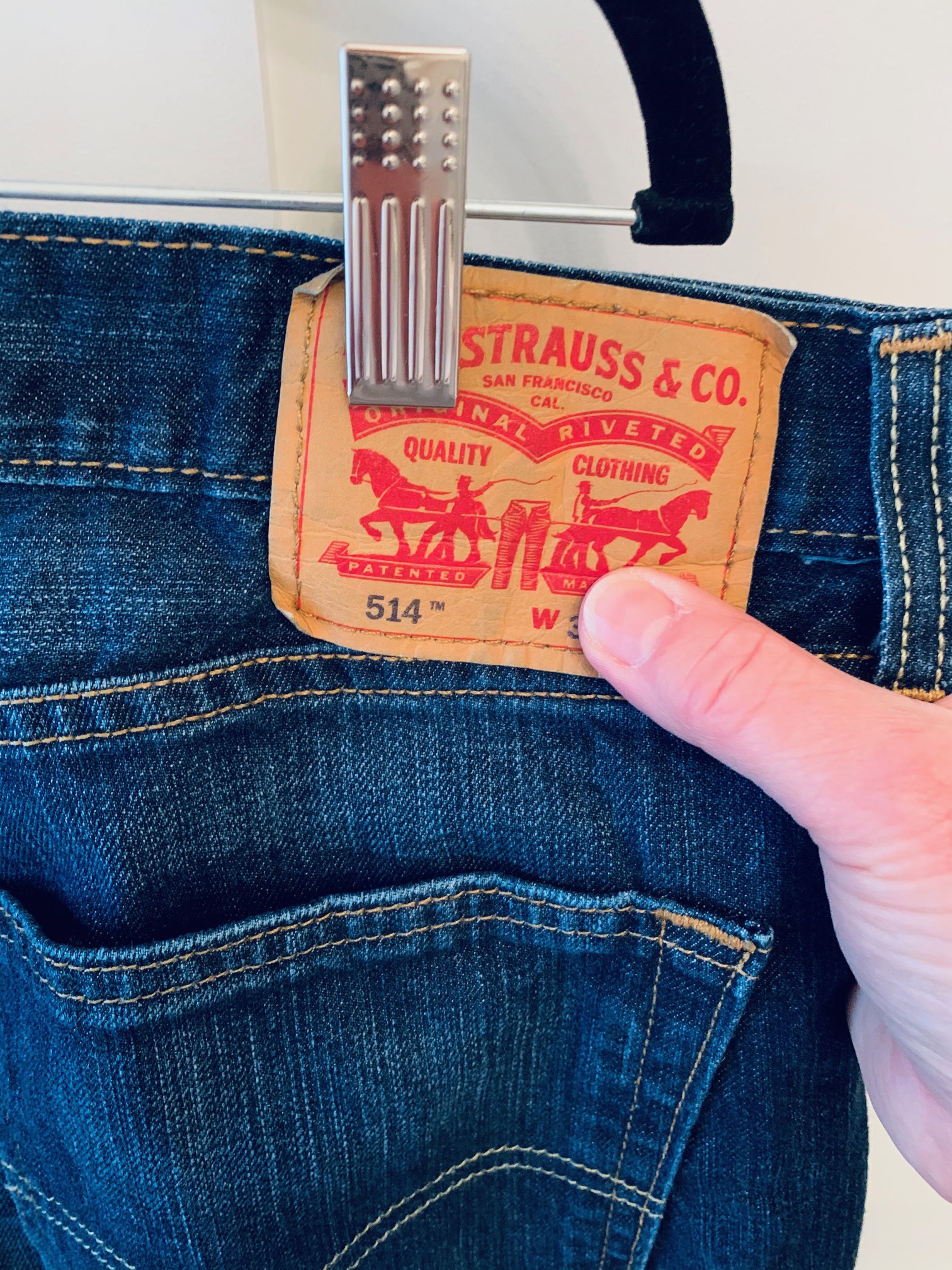 hostess of the humble bungalow: Levi's Men's Jeans ~ Thrift Shopping