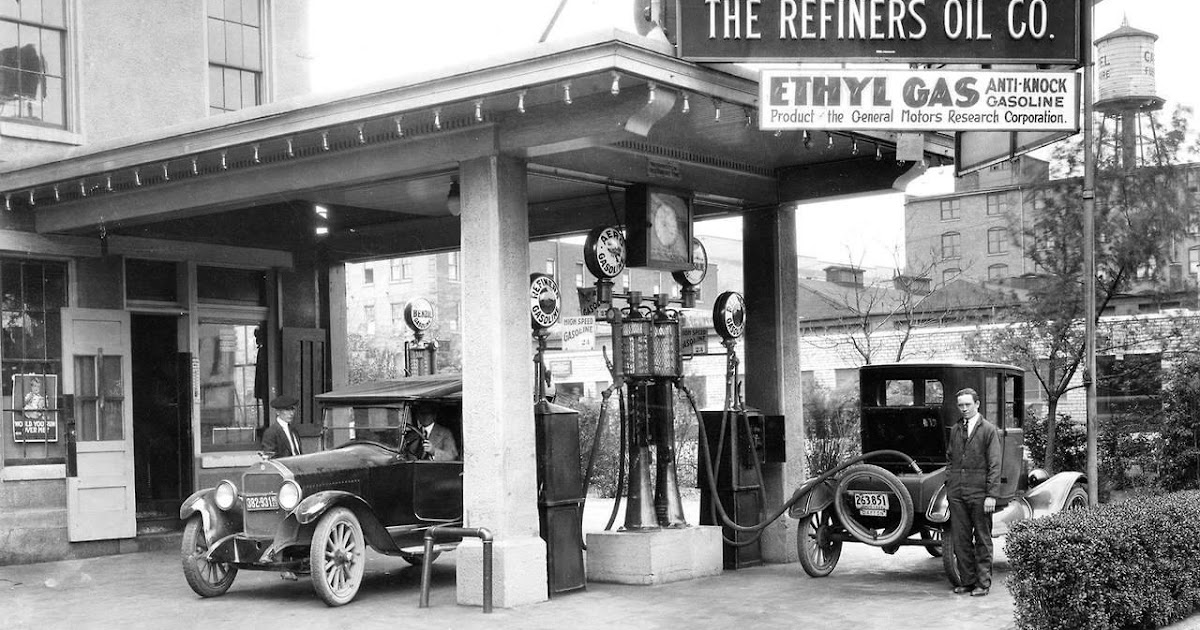 Just A Car Guy The first gas station to sell leaded gasoline. Dayton