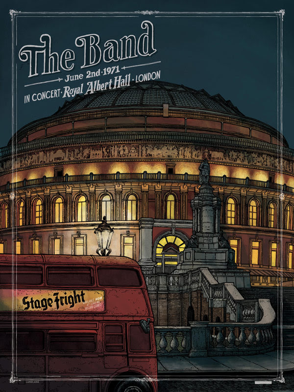 INSIDE THE ROCK POSTER FRAME BLOG The Band Royal Albert Hall 50th