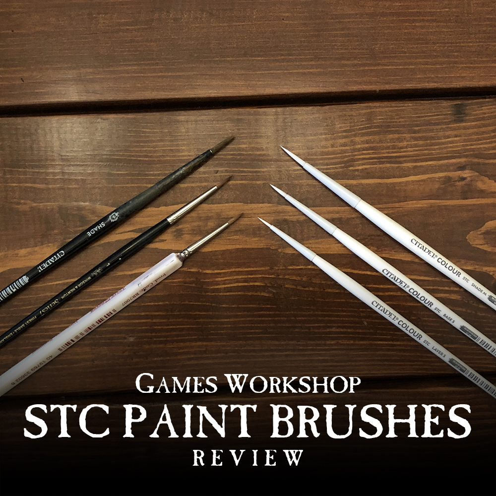Mengel Miniatures REVIEW Games STC Paint Brushes
