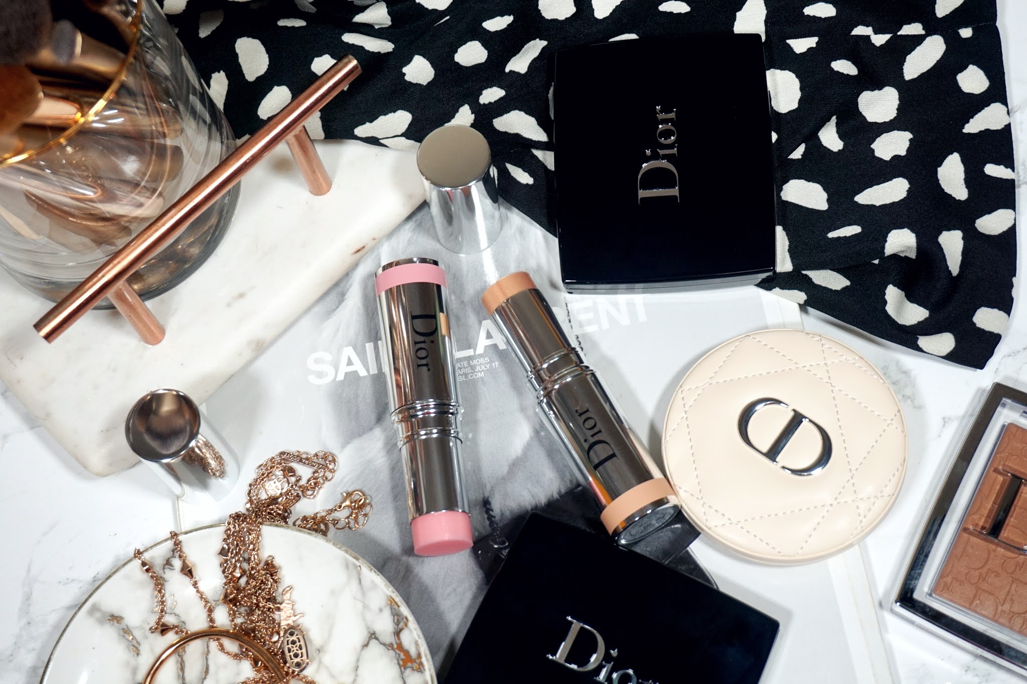 Dior DiorSkin Summer Dune Collection Stick Glow Blush Review and Swatches