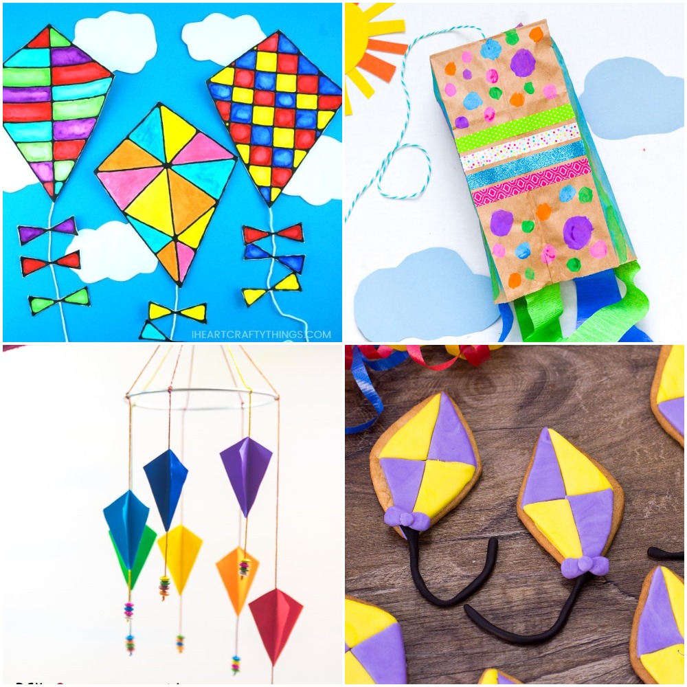 Kite Paper Craft  Fun Family Crafts