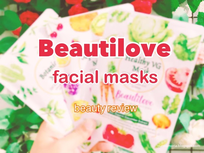 BEAUTILOVE facial masks memberi nutrien untuk wajah
