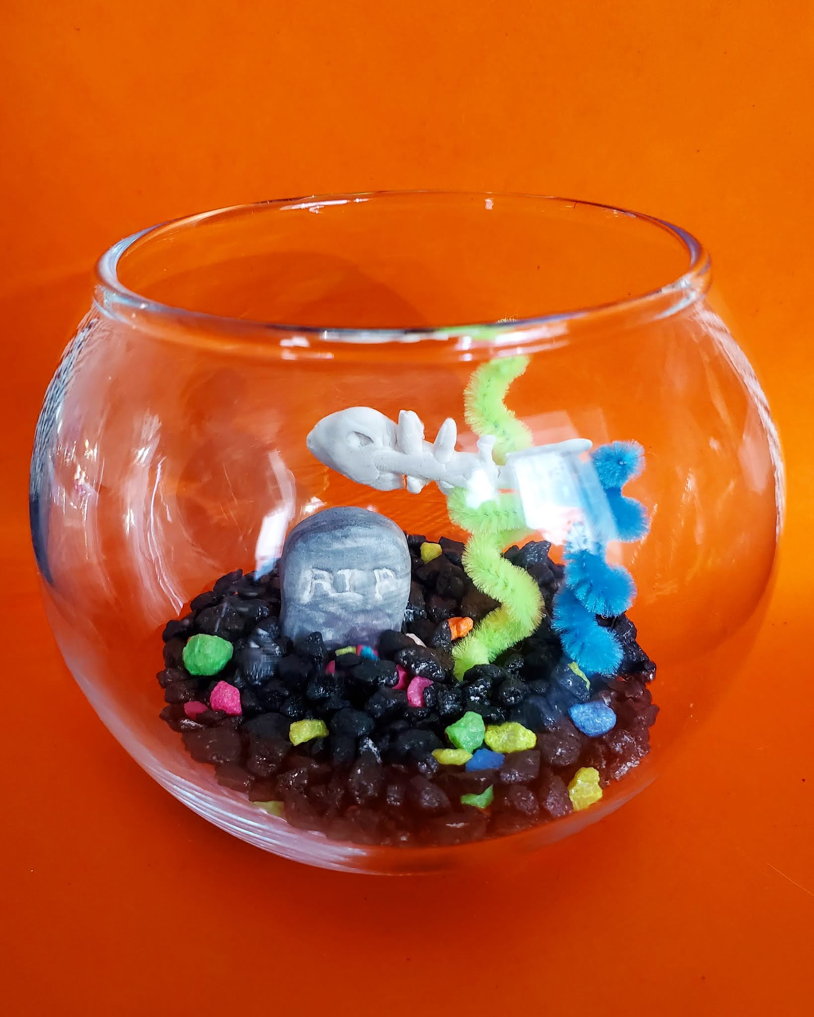Hello, Wild Things Spooky Fish Bowl Decoration DIY