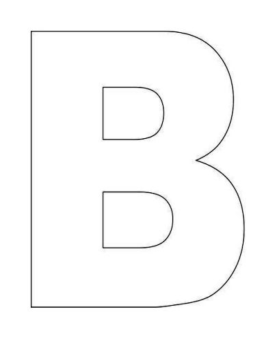 Printable Letter B Stencils Birthday Letter printable-letter-b-stencils-birthday-letter