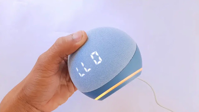 First time Power on echo dot All-new Echo Dot (4th Gen) | Smart speaker with clock and Alexa Power on