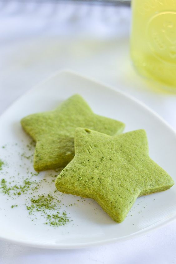 Matcha Green Tea Sugar Cookies Easy Recipes Healthy