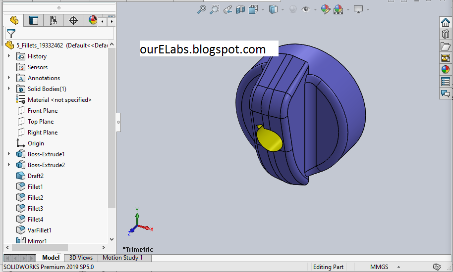 Solidworks fillet uses Ourengineeringlabs