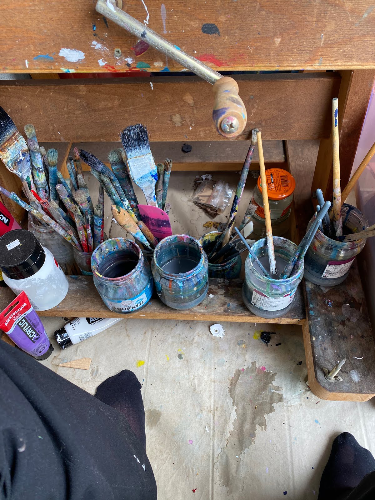 Life is Great Procedure when making a painting