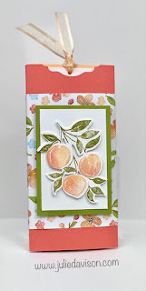 VIDEO: Double Slider Card Tutorial +  Stampin' Up! Sweet as a Peach & Card ~ www.juliedavison.com #stampinup