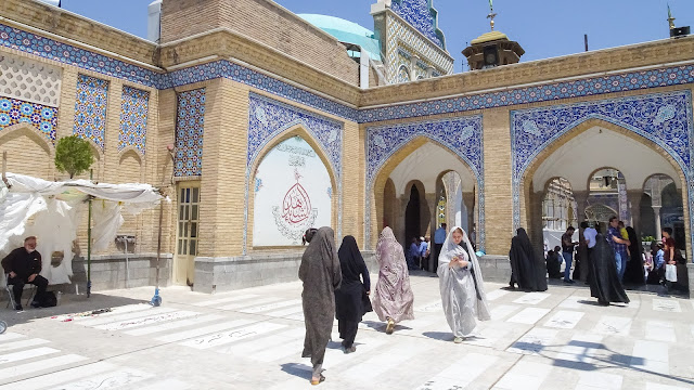 The shrine south of Tehran