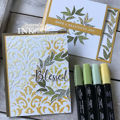 By Angie McKenzie for the Third Thursdays Blog Hop; Click READ or VISIT to go to my blog for details! Featuring the Beautiful Autumn Photopolymer Stamp Set from the Stampin' Up! Aug-Dec 2020 Mini Catalog for creating seasonal cards along with the To a Wild Rose and Country Home stamp sets from the Stampin' Up! 2020-21 Annual Catalog; #leaves #naturesinkspirations #seasonalcards #nature #beautifulautumnstampset #toawildrosestampset #countryhomestampset  #vanillaribbon #embossingpastebackground #stencilbackground #fussycutting #nature #wreathcards #fallcards #thanksgivingcards #yearroundcards #makingotherssmileonecreationatatime