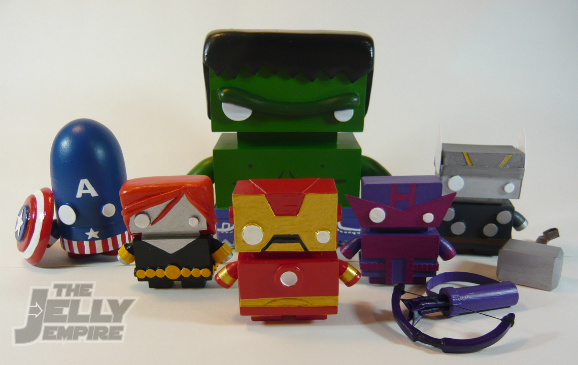 The Blot Says... The Avengers JellyBot Resin Figure Series by The