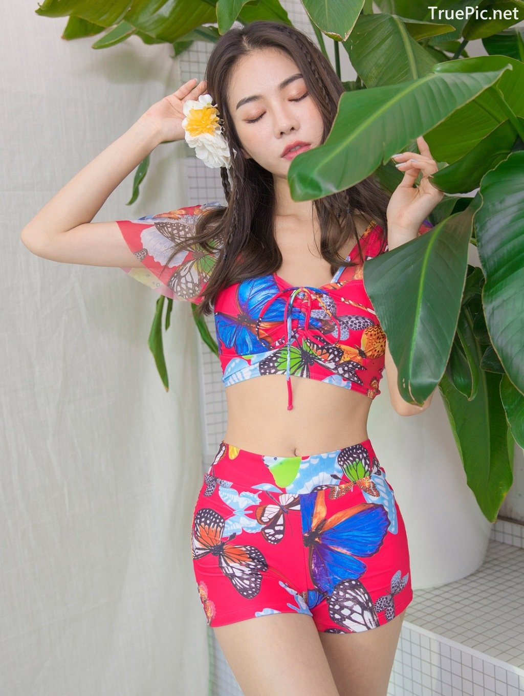 Image-An-Seo-Rin-Flower-and-Butterfly-Bikini-Korean-Model-Fashion-TruePic.net- Picture-23
