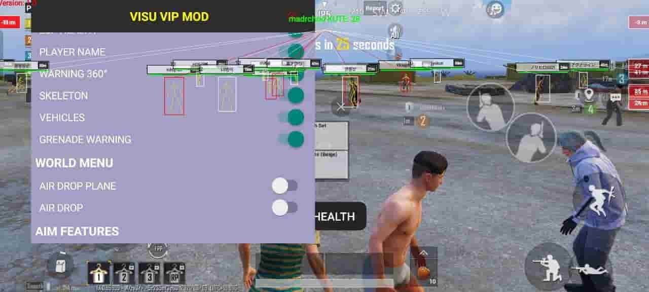 Mobile корейская версия. PUBG mobile Mod menu. Мод меню ЕСП. PUBG mobile Aimbot на андроид. Bypass Emulator PUBG mobile.