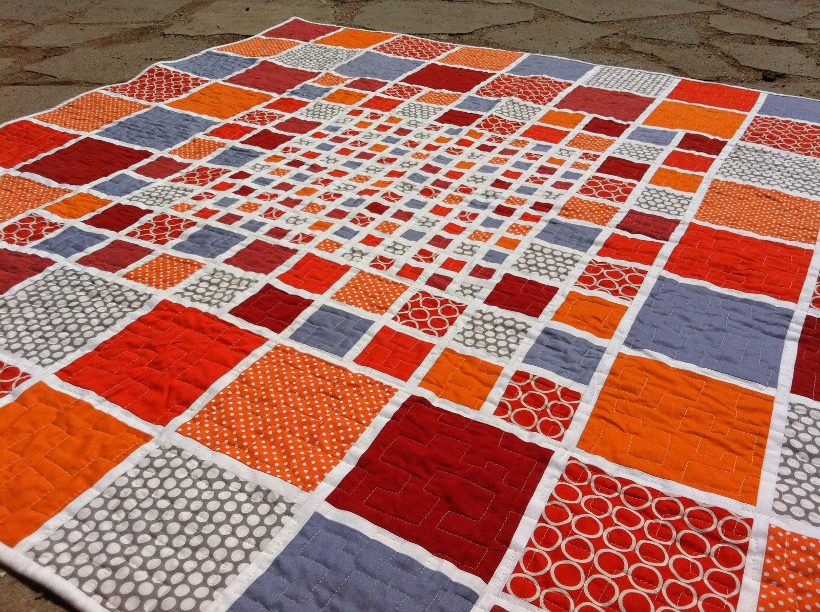 Lady Harvatine: Mosaic Lap Quilt