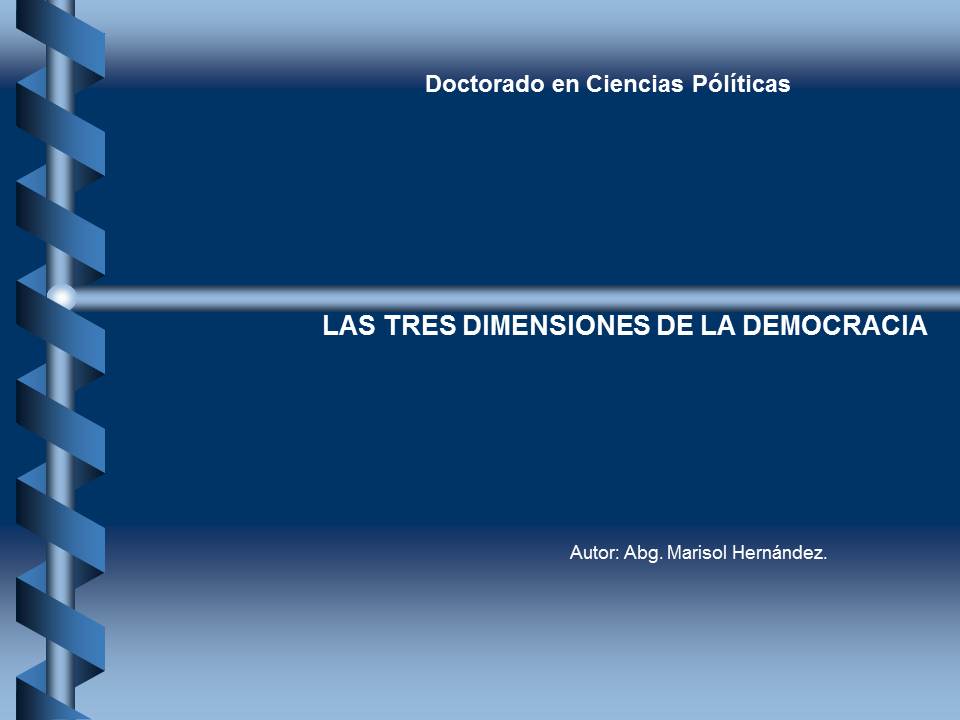 Valores, democracia y derechos. Marisol Hernández.