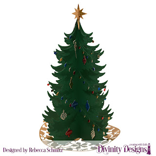 Custom Dies: Christmas Tree Table Top Home Decor, Christmas Tree Skirt