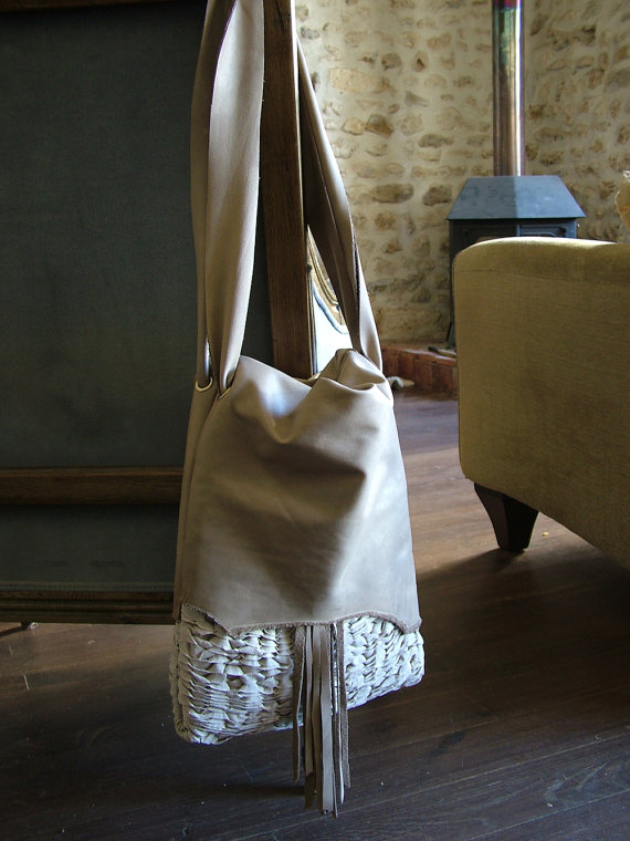 My beautiful handmade bag. Photo: Byloom & Hyde. Rustic French Farmhouse in Dordogne & Artist.