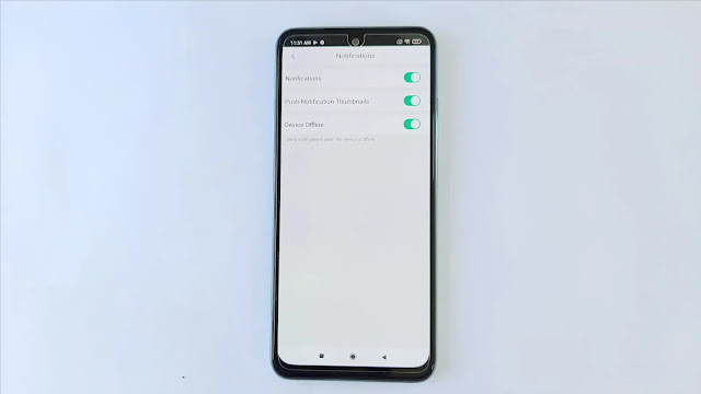 notification management in imou life camera