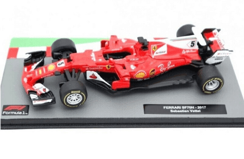 Ferrari SF70H 2017 Sebastian Vettel 1:43 Formula 1 auto collection panini