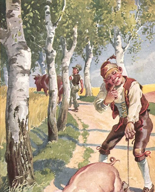 Hans in luck a fairy tale by Grimm Brothers Fairy Tales, Bedtime