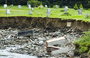 Floating Caskets: When Cemeteries Flood