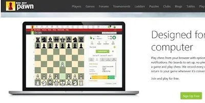 لعبة شطرنج Red Hot Pawn