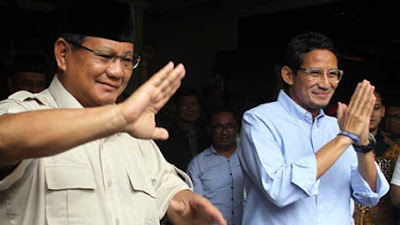 Prabowo dan Sandi Saksikan Putusan MK dari Kertanegara
