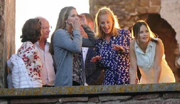 King Carl Gustaf, Queen Silvia, Princess Madeleine, Prince Carl Philip, Princess Sofia Hellqvist of Sweden and Prince Nicolas