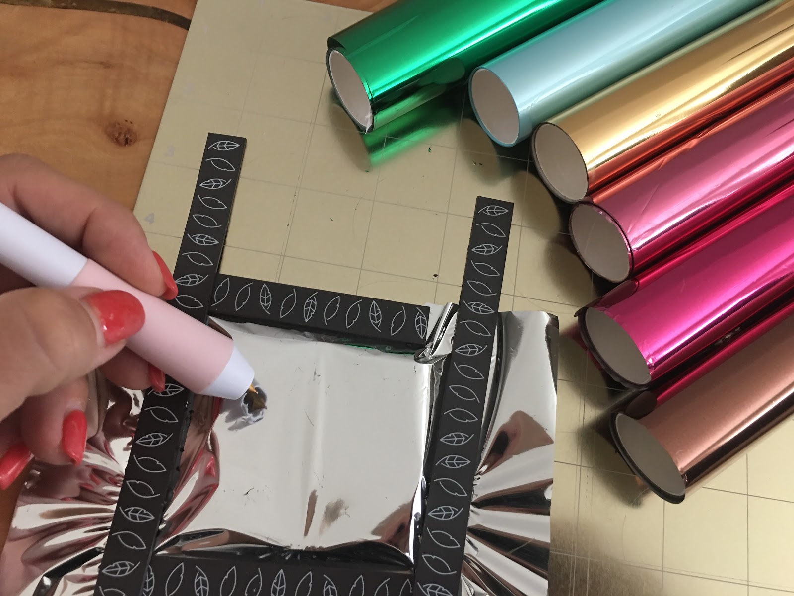 How to Use Foil Quill Freehand Pens and Mat Together