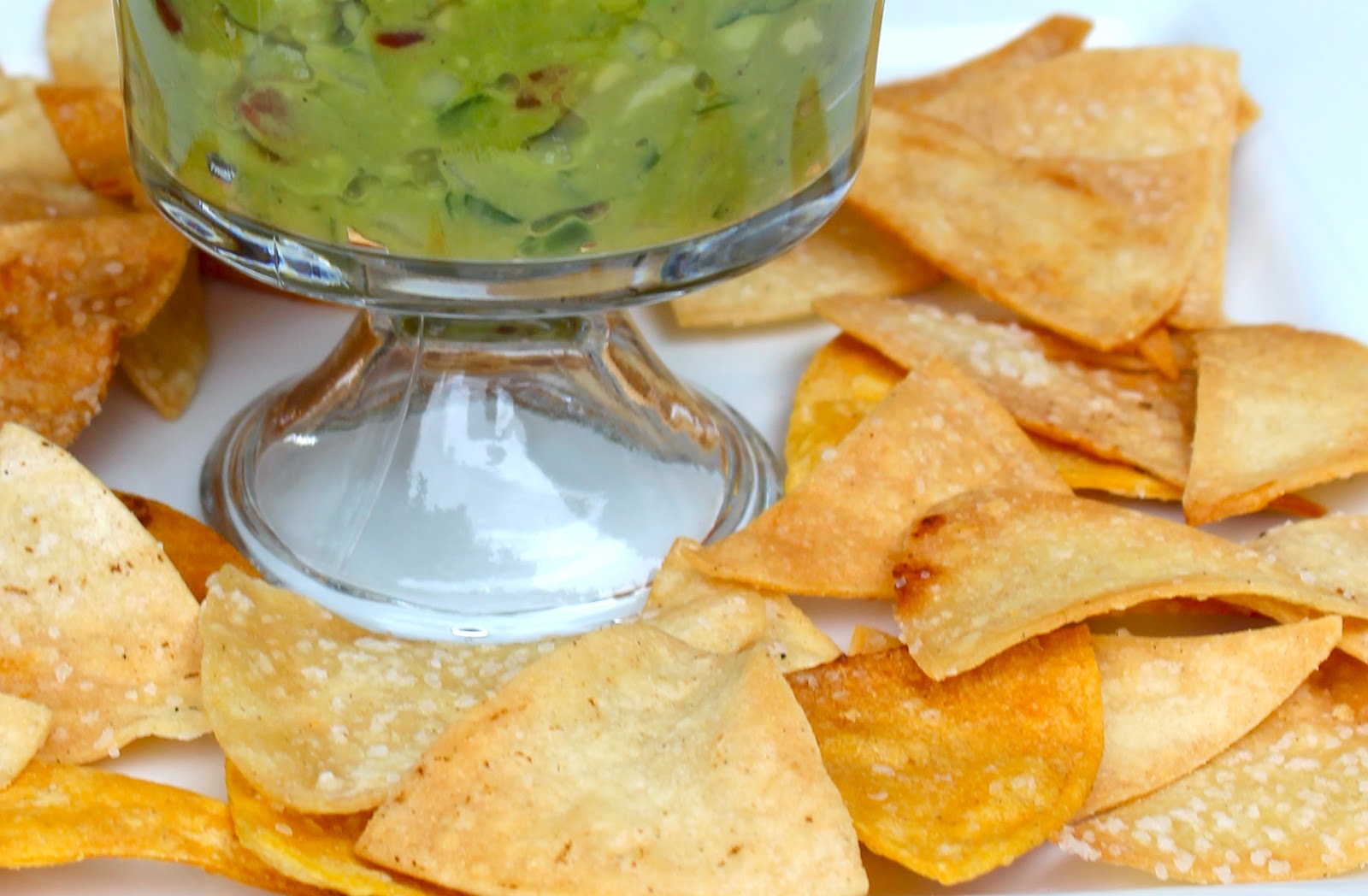 Sprinkle Some Sunshine! guacamole and baked tortilla chips party!