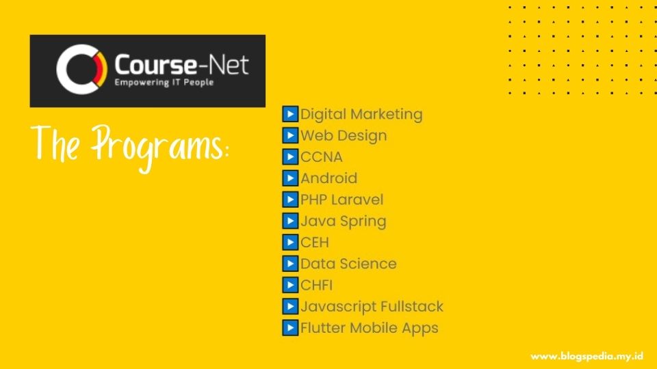 layanan course-net layanan bimbel IT course-net
