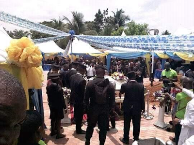 2c Photos:Tears as popular Lagos business mogul and wife who died in accident are laid to rest in Anambra State