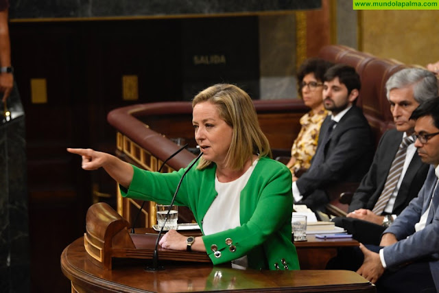 Ana Oramas demanda a Ábalos medidas para garantizar la conectividad de Canarias