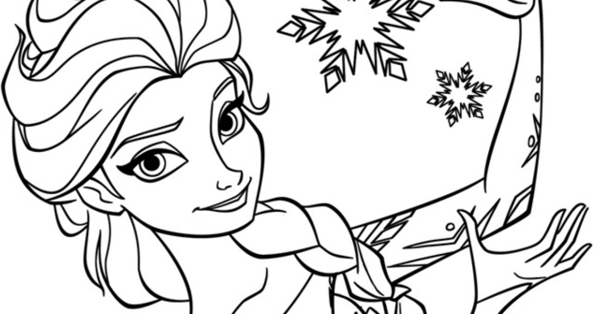 kumpulan gambar mewarnai frozen 