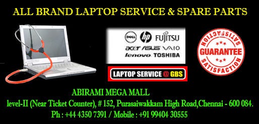 Laptop Service Centers in Chennai | Laptop Service in Chennai: GBS