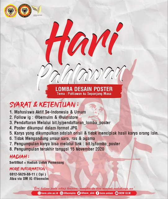 Lomba Desain Poster Hari Pahlawan Jack Tersakiti Lomba Desain Poster Hari Pahlawan Jack Tersakiti