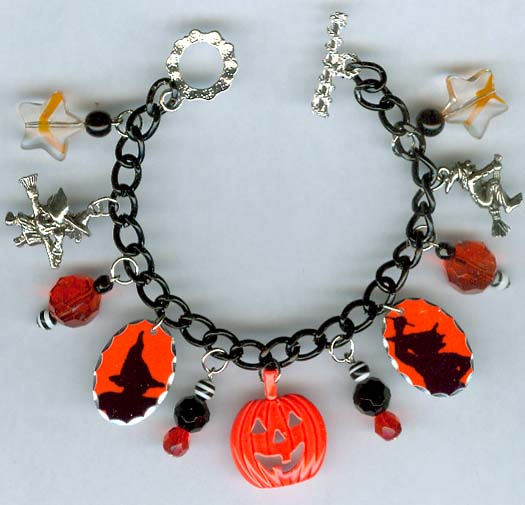 Vintage Halloween Collector Charming Halloween Charm Bracelets