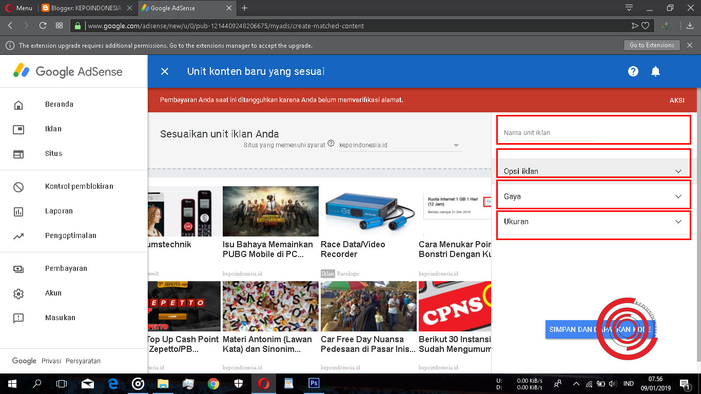Panduan Lengkap Mengoptimalkan Unit Iklan AdSense: Dari Pembuatan hingga Pemantauan