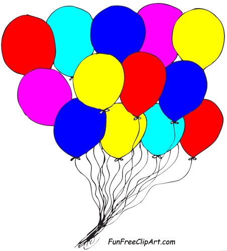 balloon pop clipart - photo #36