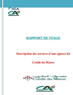 rapport de stage banque pdf