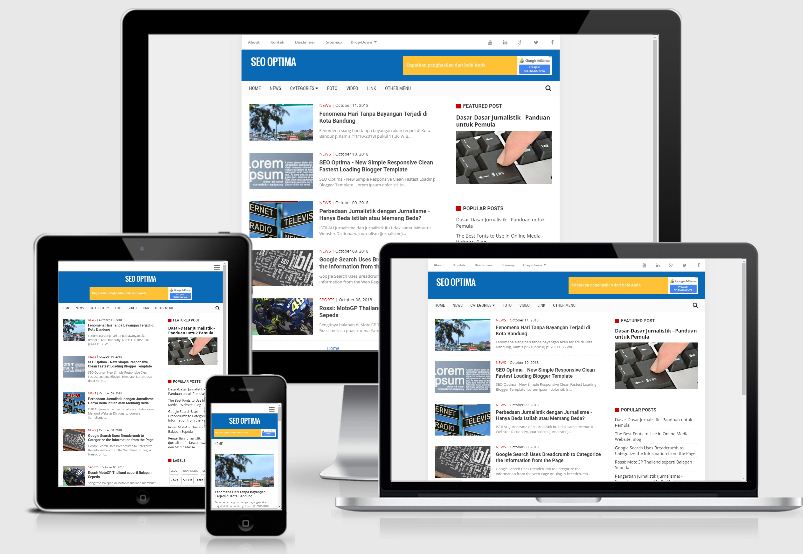 Koleksi Template Blog Seo Friendly Tercepat Terbaik Terbaru Romeltea Online